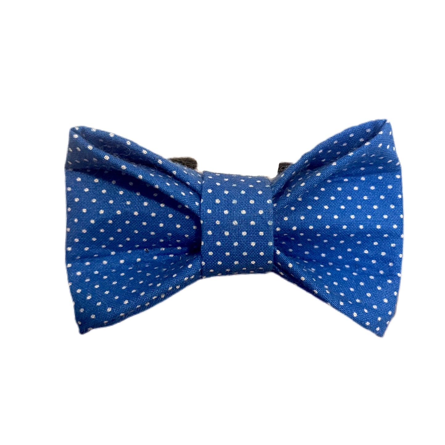 Blue Polka Dots Bow Tie (Size Small) - BED & BISCUIT INN